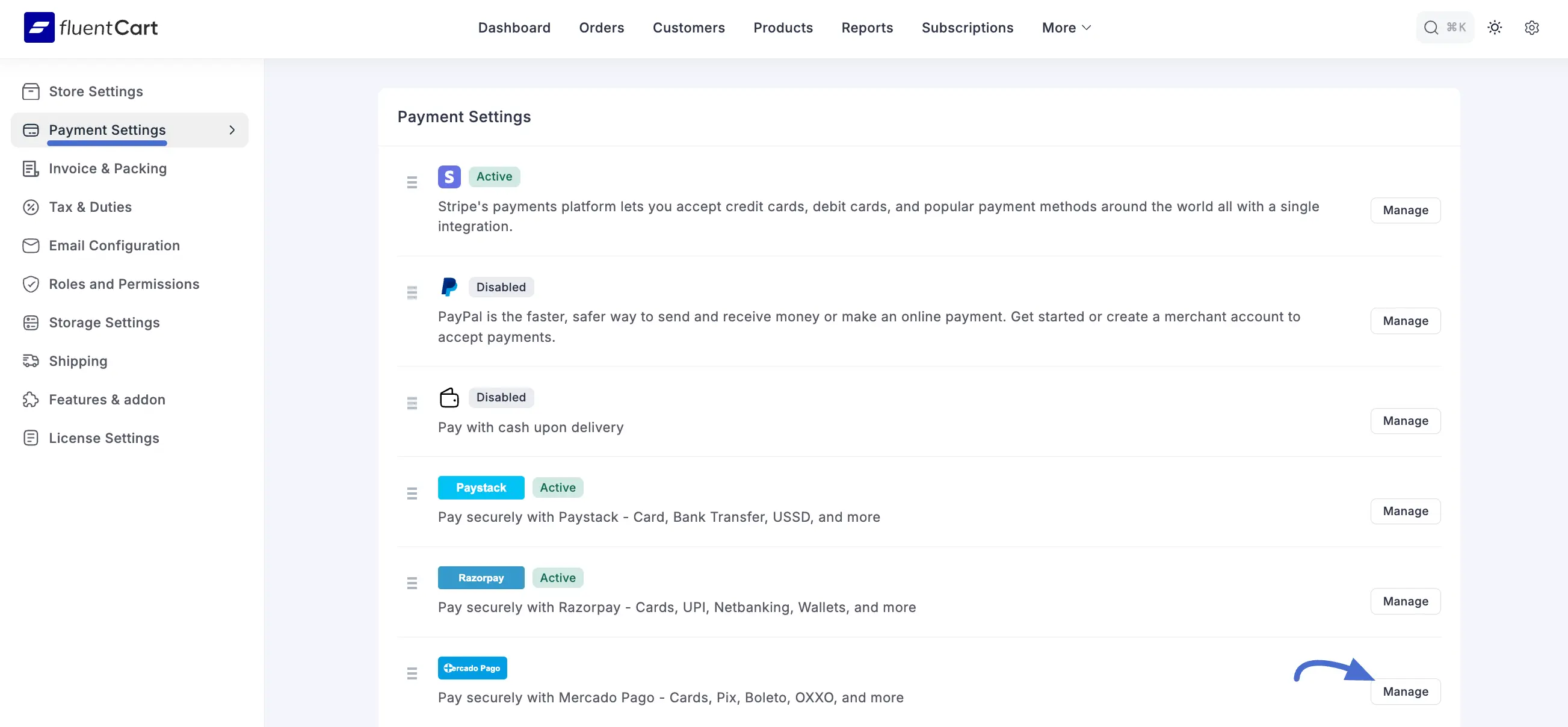Mercado Pago Install & Activate