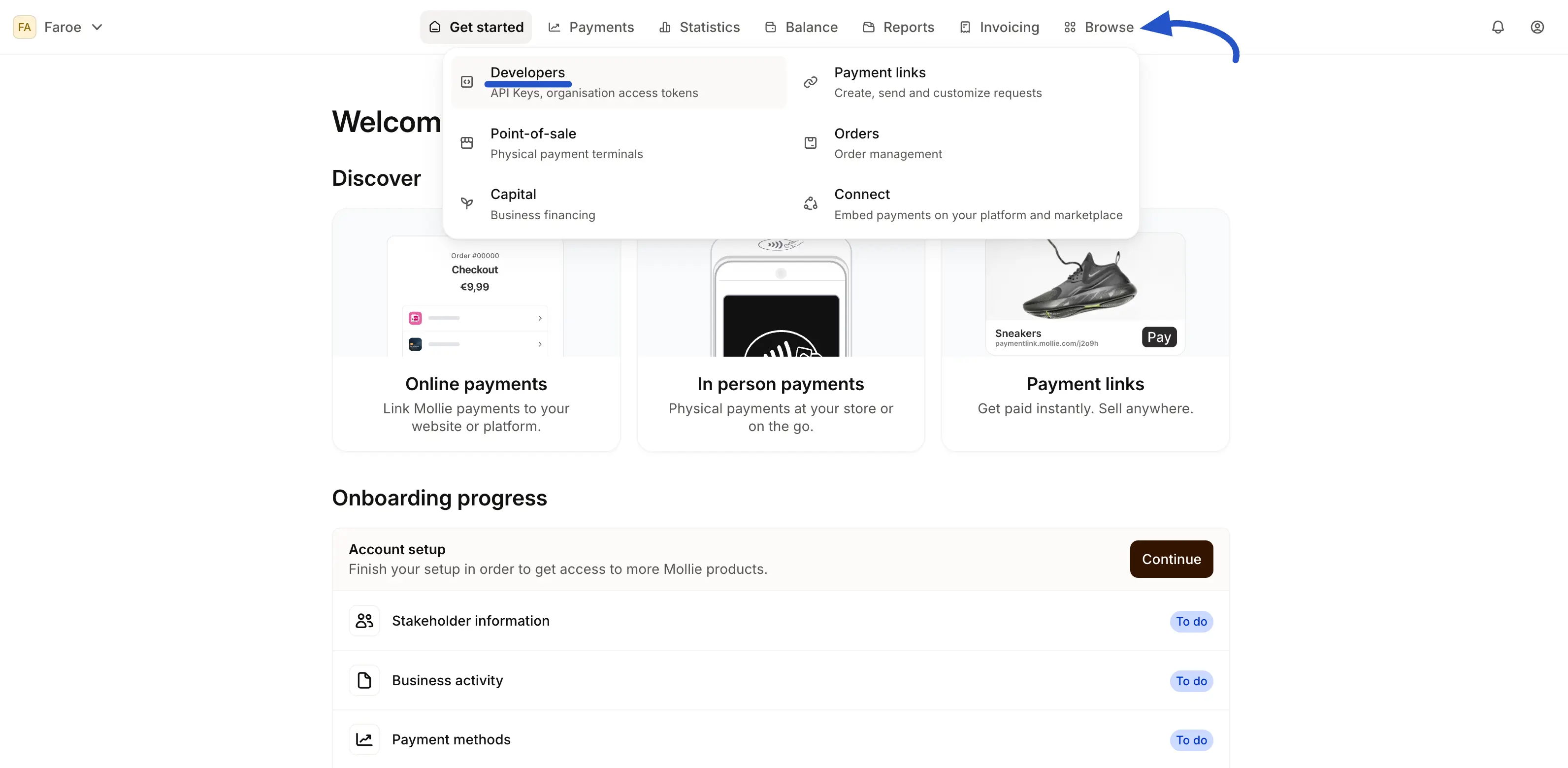 Mollie API Configuration