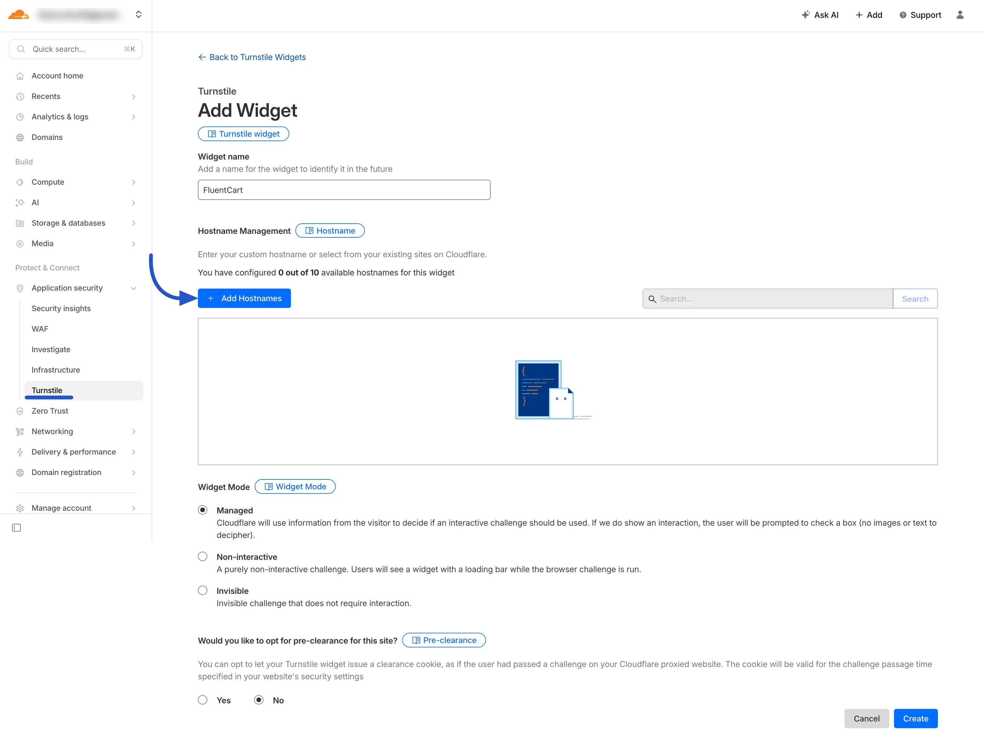 Cloudflare Turnstile Integration
