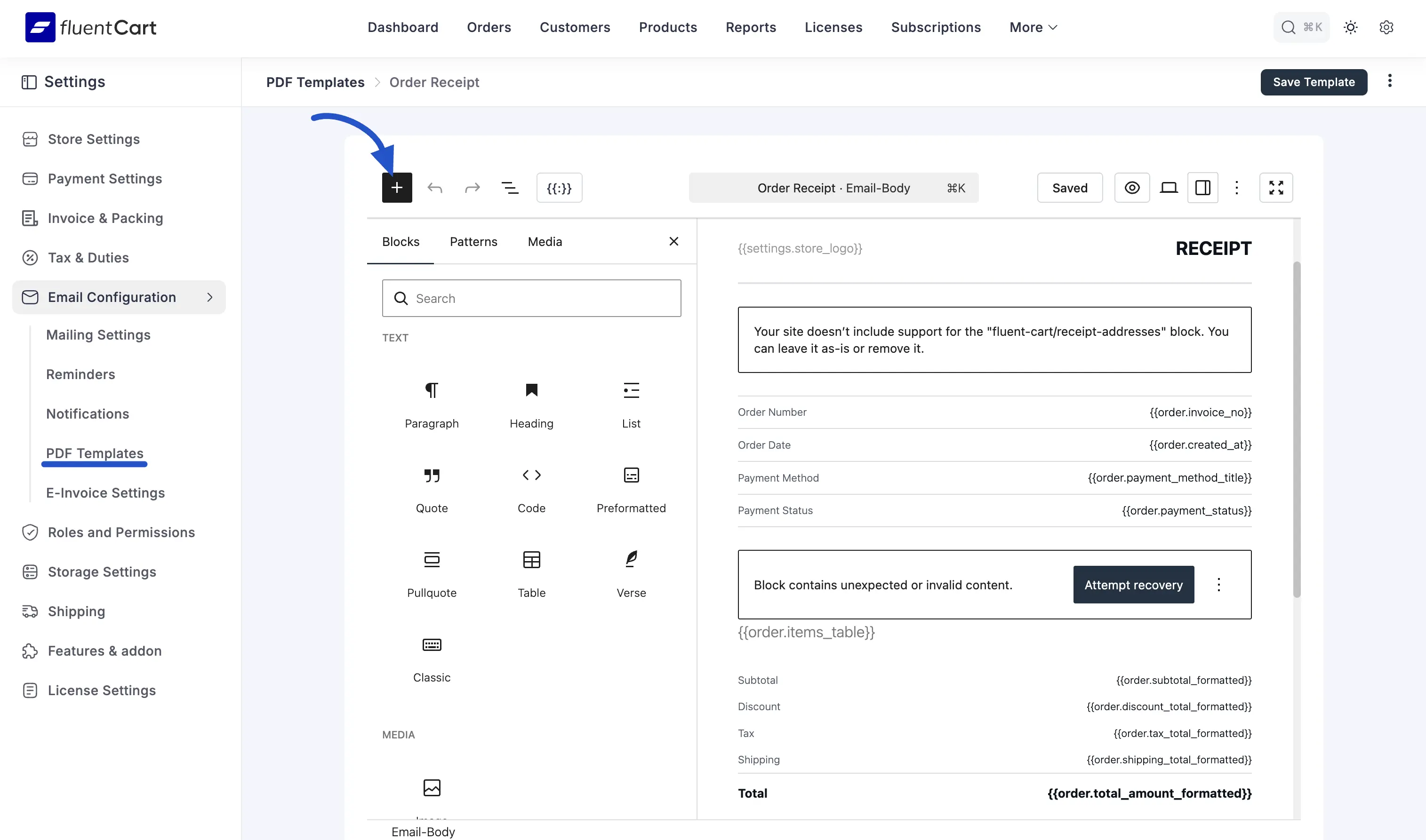 PDF Invoice